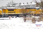 A zombie in the fresh snowfall